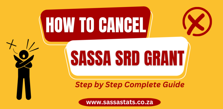How to Cancel SASSA Grant