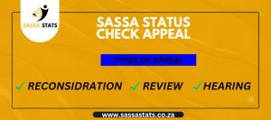 SASSA Status check appeal