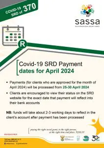 SASSA Payment Dates For April